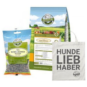 Bellfor Australian Shepherd Futter Set - Heide-Schmaus 2,5 kg + Heide-Happen 200g + 1 Jutebeutel Produktbild
