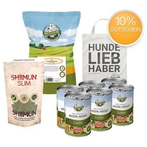 Bellfor Futterset mit Heide-Menü Hundefutter Nass für kleine Hunde mit Übergewicht 2,550 g Produktbild