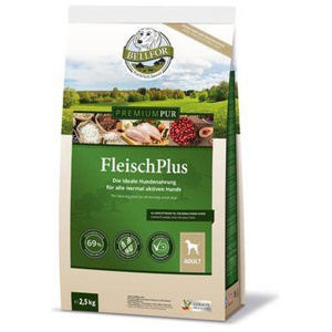 Bellfor Hundefutter mit hohem fleischanteil - PREMIUM PUR FleischPlus - 2,5 kg Produktbild
