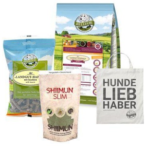 Bellfor Sparset mit Trockenfutter für ernährungssensible, kleine Hunde mit Übergewicht Produktbild