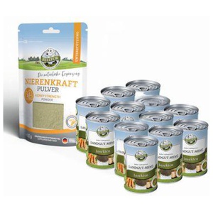 Bellfor Sparset Nr. 10 - Landgut-Menü 2x 6x400g + Nierenkraft Pulver 80g Produktbild