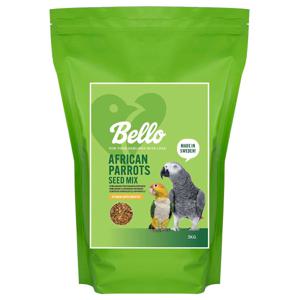 Bello African Parrot Seed Mix Fågelmat till Afrikansk Papegoja 3 kg produkt bild