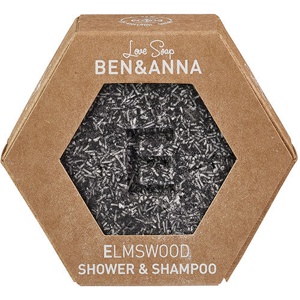 Ben & Anna Love Soap Elm Wood Shower & Shampoo 60 g produktbillede