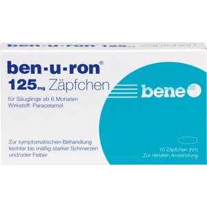 BEN-U-RON 125 mg Suppositorien Produktbild