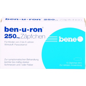 BEN-U-RON 250 mg Suppositorien Produktbild