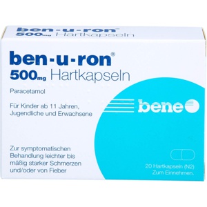 BEN-U-RON 500 mg Kapseln Produktbild