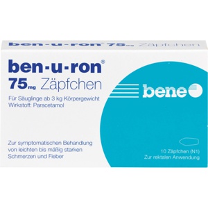 BEN-U-RON 75 mg Suppositorien Produktbild