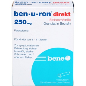 BEN-U-RON direkt 250 mg Granulat Erdbeer/Vanille Produktbild