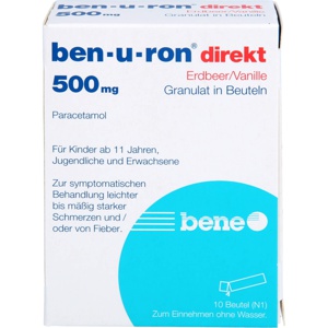 BEN-U-RON direkt 500 mg Granulat Erdbeer/Vanille Produktbild