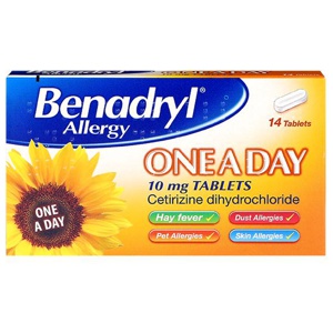 Benadryl Allergy One A Day Tablets Pack of 14 product image