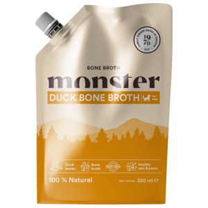 Monster Dog Bone Broth Duck 350 ml produkt bild