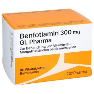 BENFOTIAMIN 300 mg GL Pharma Filmtabletten Produktbild