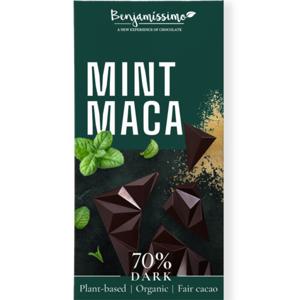 Benjamissimo Choklad Mörk 70 % MInt & Maca 60 g produkt bild
