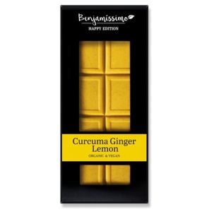 Benjamissimo Choklad Vit Gurkmeja, ingefära & citron 60 g produkt bild