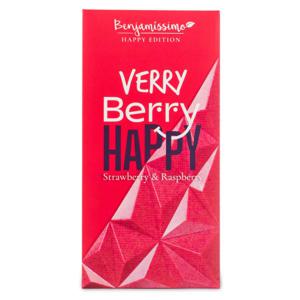 Benjamissimo Choklad Vit Jordgubb & Hallon 60 g produkt bild