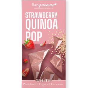 Benjamissimo Choklad Vit Jordgubb & Puffad Quinoa 60 g produkt bild