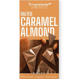Benjamissimo Choklad Vit Salt Karamell & Mandel 60 g produkt bild