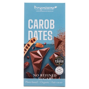 Benjamissimo Chokolade Mælk Carob & Dadler 60 g produktbillede