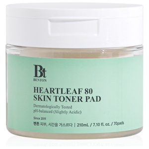 Benton Heartleaf 80 Skin Toner Pads 70 st produkt bild