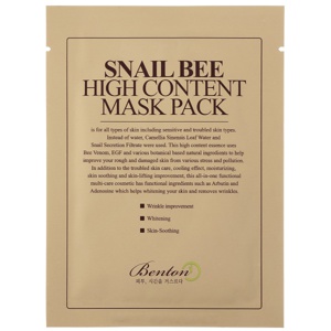 Benton Snail Bee High Content Mask Pack 20 g produktbillede