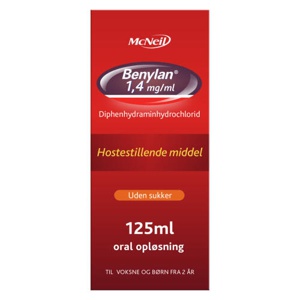 Benylan Hostestillende 1,4 mg/ml 125 ml produktbillede