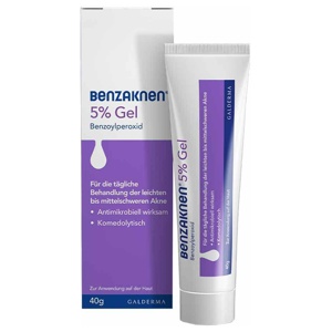 Benzaknen® 5% Gel bei leichter bis mittelschwerer Akne, 40 g Gel Produktbild