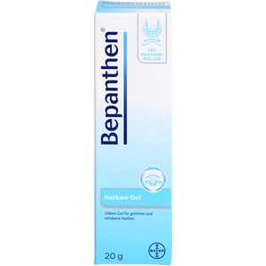 Bepanthen Narben-Gel mit Massage-Roller, 20 g Gel Produktbild