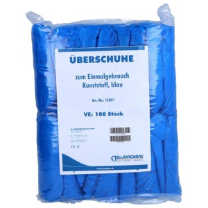 ÜBERSCHUHE Einmal Kunststoff blau Produktbild