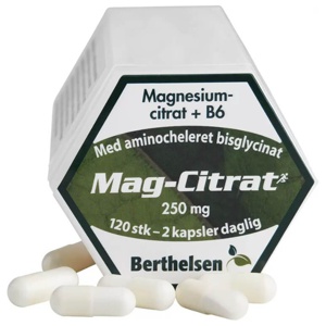 Berthelsen Mag-Citrat kapsler produktbillede