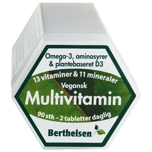 Berthelsen Multivitamin Vegansk 90 stk produktbillede