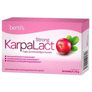 Bertils karpalact strong kapslid n20 toote pilt