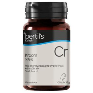 Bertils Kelasin Kroom 50mcg tbl N100 toote pilt