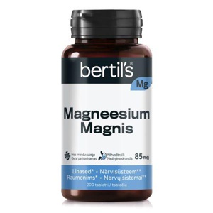 Bertils magneesium magnis tbl 85mg n200 toote pilt
