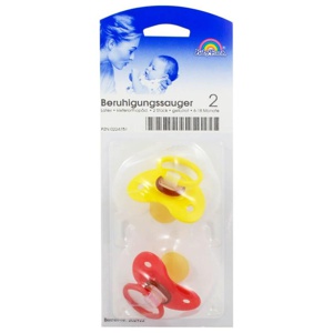 BERUHIGUNGSSAUGER Kieferor.Lat.6-18 M.gelb/rot Produktbild