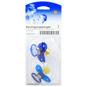BERUHIGUNGSSAUGER Kirsche Lat.0-6 M.bicol.blau Produktbild