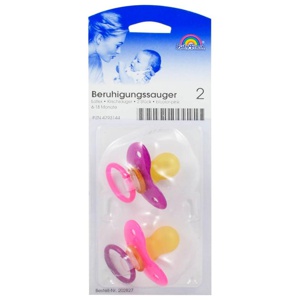 BERUHIGUNGSSAUGER Kirsche Lat.6-18 M.bicol.pink Produktbild