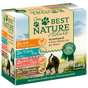 Best Nature Cats Multipack Pouches Mix of 4 Produktbild