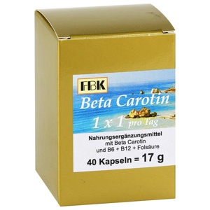 BETA CAROTIN 1x1 pro Tag Kapseln Produktbild