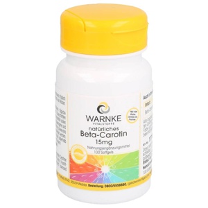 BETA CAROTIN KAPSELN 15 mg natürlich 100 St Kapseln Produktbild