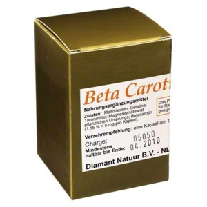Beta Carotin Kapseln, 60 St Kapseln Produktbild