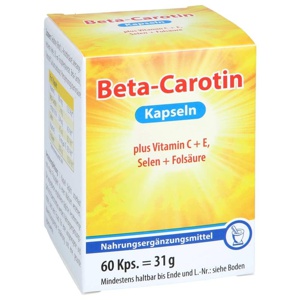 BETA CAROTIN KAPSELN+Vitamin C+E Produktbild