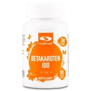 Betacaroten 100 60 kapsler produktbillede