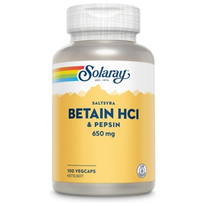 Betain HCI & Pepsin 100 kapslar produkt bild