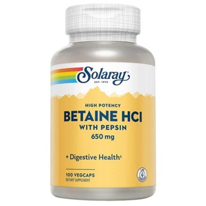 Betain HCL 650 mg + Pepsin I Kapseln, 100 St Kapseln Produktbild