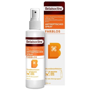 Betaisoctine ANTISEPTISCHES SPRAY FARBLOS 250 ml Spray Produktbild