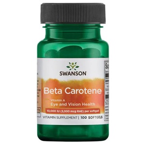 Betakaroten 10000 Iu (3000 mcg Rae) 100 mjuka kapslar produkt bild