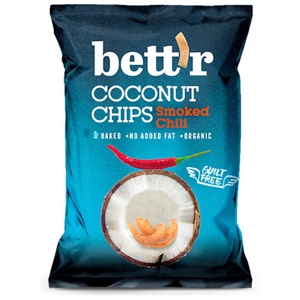 bett’r Kokoschips Økologisk   Røget Chili produktbillede