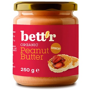 bett’r Peanut Butter Crunchy Økologisk   250 g produktbillede