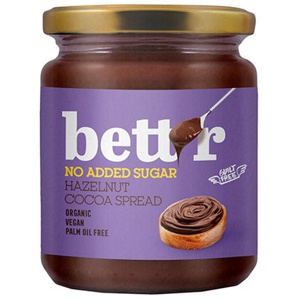 Bett``r Smørepålæg Hasselnød Kakao Ø - 250 g produktbillede