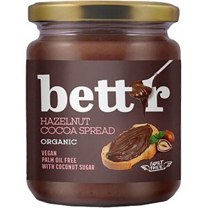 bett’r Smørepålæg Hasselnød Kakao Økologisk   250 g produktbillede
